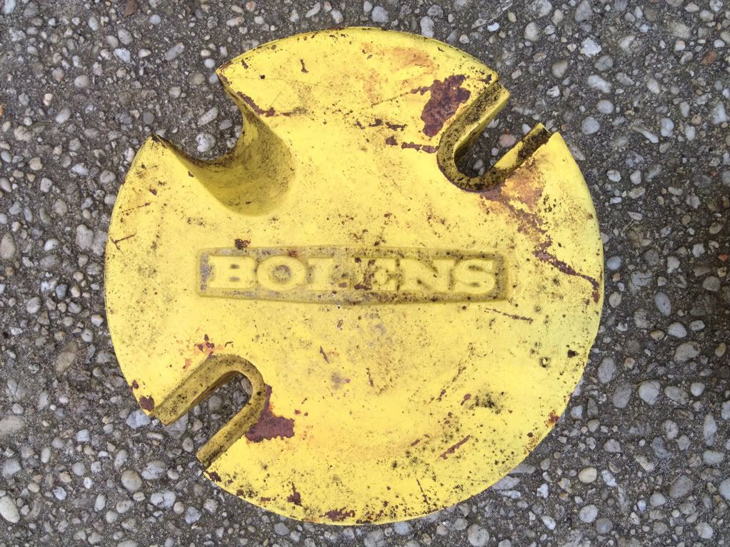 Please Identify These Bolens Cast Iron Wheel Weights My Tractor Forum